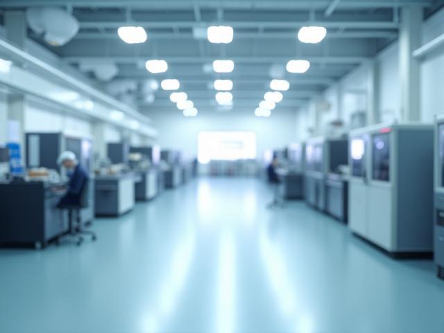 滝川精密機器の清潔で整理された工場内部のイメージ